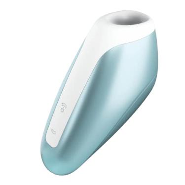 Imagem de Satisfyer Love Breeze Estimulador de Clitóris com Pulso de Ar - Tecnologia de Ondas de Pressão de Sucção do Clitóris Sem Contato, à Prova d'Água, Recarregável (Azul Gelo)