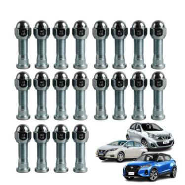 Imagem de Kit 20 parafusos tras. com porcas Nissan March Versa Kicks - ZM