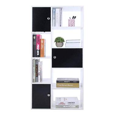 Imagem de Estante de livros com 10 cubos, organizador de casa, ideal para sala de estar, quarto, escritório ou escritório