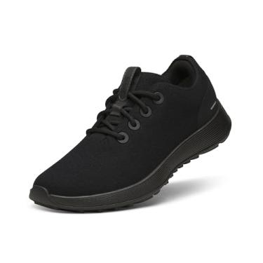 Imagem de Allbirds Tênis feminino de lã NZ impermeável, Preto natural (sola preta natural), 36