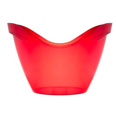 Imagem de Wave Champanheira Design Moderno, 8L de Capacidade, 39.5 x 18 cm, Acabamento Premium sem Rebarbas (VERMELHO)