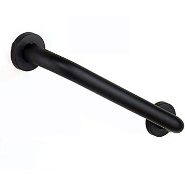 Imagem de Barra de apoio para banheiro corrimão de segurança preto seguro para montagem na parede adequado para banheiro, banheira, alça de chuveiro, barra de equilíbrio de banheiro/35 cm (40 cm)