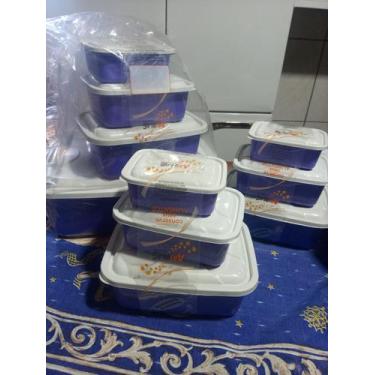 Imagem de Kit de vasilhas plásticas - Ariplas, lilas