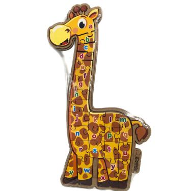 Imagem de Quebra-Cabeça Girafa Alfabética - Maninho Brinquedos 31.7