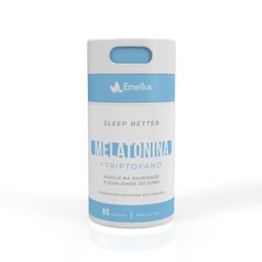 Imagem de Melatonina + Triptofano 60 cápsulas Emellus