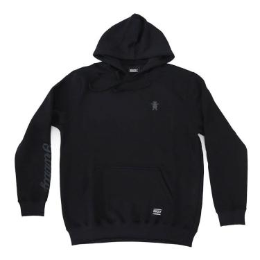 Imagem de Moletom Grizzly Canguru OG Mini Bear Script - Preto/Preto-Masculino