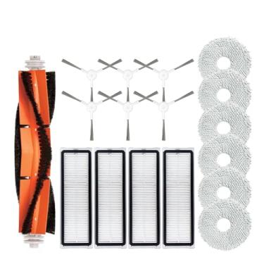 Imagem de Compatible With XMI Robot Vacuum S10+ / S10 Plus / B105 Accessories Main Side Brush Hepa Filter Mop Rag Cloth Spare Parts(MULTI)