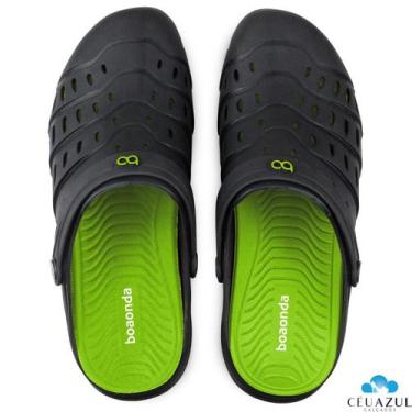Imagem de Chinelo Babuche Masculino Ravi Clog Ortopédico BoaOnda Trabalho Medico