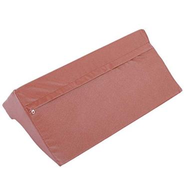 Imagem de Zerodis Almofada de Cunha de Espuma, Travesseiro de Suporte de Couro Pu Premium para Elevação de Perna, Ideal para Pacientes e Idosos, 19,7x9,8x5,9 Polegadas, Têxteis para Casa