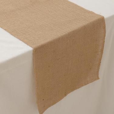 Imagem de Generic 1 peça corredor de mesa textura rústica corredor de mesa juta amarelo terra 30 x 180 cm