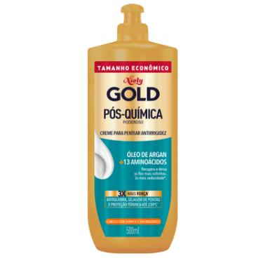 Imagem de CREME DE PENTEAR NIELY GOLD PÓS-QUÍMICA 500ML