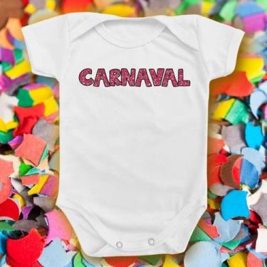 Imagem de Body Bebê Carnaval Menina Rosa Divertido Foto Ensaio Festa - Borizinho