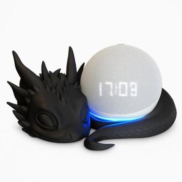 Imagem de Suporte Dragão Compatível Com Alexa Echo Dot 3ª 4ª e 5ª Geração Estant
