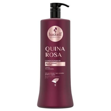 Imagem de Condicionador Quina Rosa Brilho Intenso E Maciez Haskell 1000ml