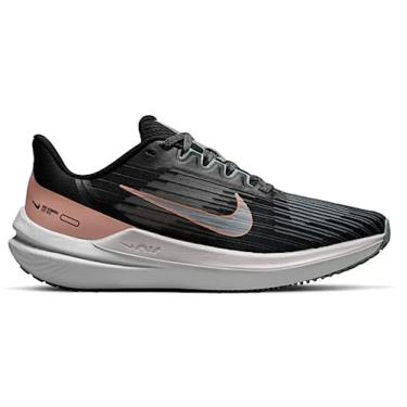 Imagem de Nike Tênis de corrida feminino Air Winflo 9, Preto/marrom claro, 10