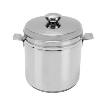 Imagem de Balde Térmico para Gelo com Pinça Brinox Savoy em Aço Inox - 1,5 L