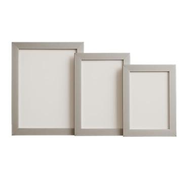 Imagem de Porta Retrato Kit Elegante Dourado Prata Bronze Moldura Foto Decoração Rack Sala Quadro Chique Decorativo(Branco e Rose)