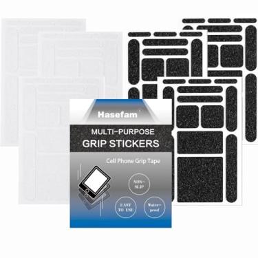 Imagem de Hasefam 6 peças de adesivos de fita antiderrapante kit de fita adesiva decalque tração adesiva para superfície lisa celular, mouse, laptop, tablet, ferramentas de aderência com mãos suadas (8 peças)