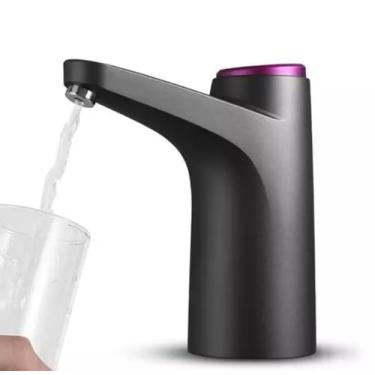 Imagem de Bebedouro Bomba Elétrica Garrafão Galão Água Recarregável tomate compativel com galão de 20L