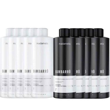 Imagem de Madamelis Bambarro Escova Progressiva 5 Kits (2 X 1 Litro) - Madame Li