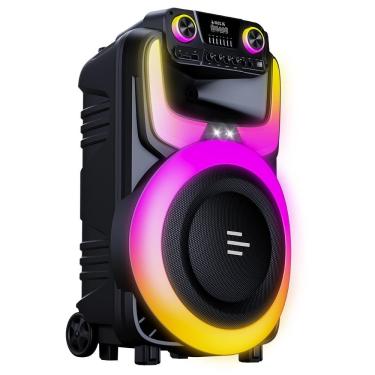 Imagem de Caixa de Som Multilaser Pulse Burst 2 600W Bluetooth Rádio FM Preto