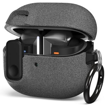 Imagem de VRS Design Capa protetora moderna para Galaxy Buds 3 e Galaxy Buds 3 Pro (2024), Samsung Galaxy Buds 3 / Buds 3 Pro (pedra areia) [patente registrada nos EUA]