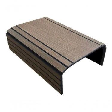 Imagem de Kit 4un Suporte Esteira Reto Flexível para Braço Sofá Marrom