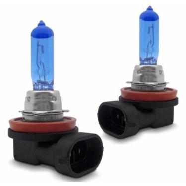 Imagem de Par Lâmpada Super Branca H8 12V 35W Par 8500K Tech One