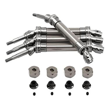 Imagem de Eixo de transmissão dianteiro e traseiro 117-140 mm para carro escala 1:10