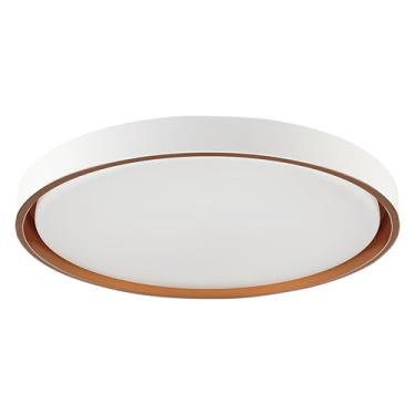 Imagem de Plafon Redondo Branco E Dourado 48W 41Cm Ly-8762M Bc+Dr