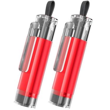 Imagem de Generic Pacote com 2 ferramentas automotivas de emergência – conjunto de disjuntor de janela e cortador de cinto de segurança, dispositivo compacto de sobrevivência de carro em liga de alumínio