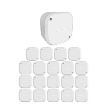 Imagem de Kit 20 Caixas de Passagem Plástica Câmeras Bullet/Dome Interno VBOX 11