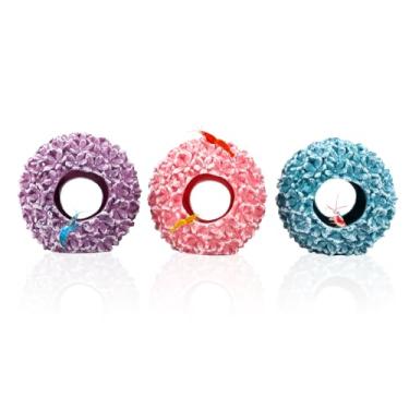 Imagem de Hygger CO2 Decorações de aquário multiestilo, ornamentos de aquário de resina natural para água doce e salgada (não para tanques de coral), esconderijos seguros para peixes Betta, camarão, peixes