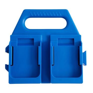 Imagem de RNXRZANK Suporte para Baterias, Organizador de Baterias, Versátil, Compacto, à Ferrugem, com 4 Compartimentos, Ideal para Furadeiras E Outras Ferram