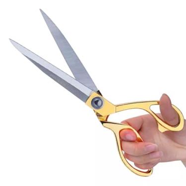 Imagem de Tesoura de Aço Inoxidável Profissional Alfaiate Costura Tecido