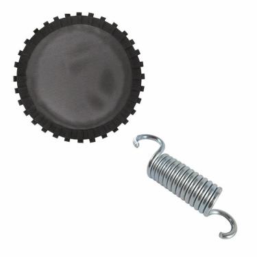 Imagem de Lona Jump 32 Molas Preta 5 Unidades + 200 Molas Jump-Unissex