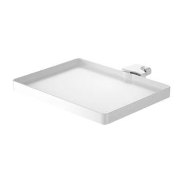 Imagem de Ysyqkn Bandeja para Partitura, Bandeja para Placa de Som, Suporte Multifuncional com Fixação Por Grampo para Apresentações Ao Vivo, Karaokê E Show, Branco, Tamanho real