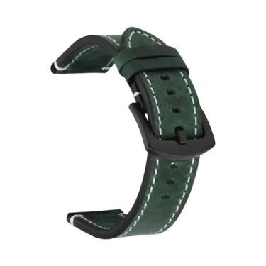 Imagem de Pulseira De Couro Retro Para Relógio 18mm 20mm 22mm 24mm Para Samsung 