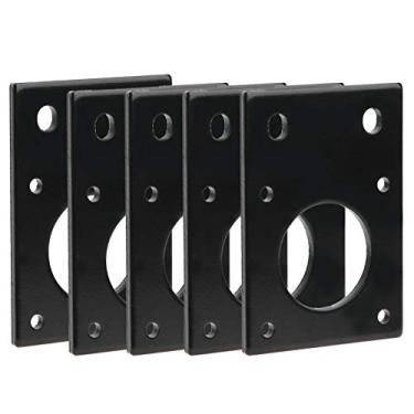 Imagem de FTVOGUE Placa de Montagem de Motor 5PCS, Placa de Montagem de Motor de Passo de Alumínio para Série NEMA 17 42, Suporte Fixo de Impressora 3D, 42 X Mm, Substituição Direta, Estrutura Simples, Fácil