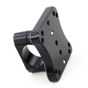 Imagem de REARACE Suporte de suporte GPS para navegador de motocicleta compatível com suporte GPS padrão AMPS (22 mm)