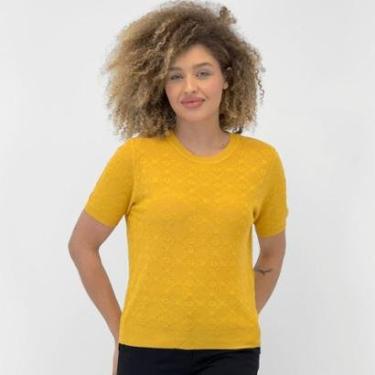 Imagem de Blusa Facinelli Manga Curta Modal Feminina-Feminino