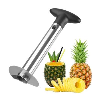Imagem de Descascador De Abacaxi Aço Inox Cozinha Drink Corte Espiral - WINCY