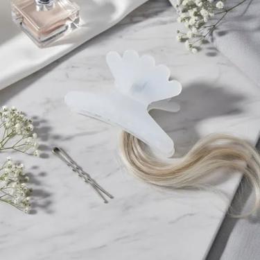 Imagem de 6 Presilhas Piranha Transparente Muda De Cor no Sol Prendedor de Cabelo Penteado Salão M MariS