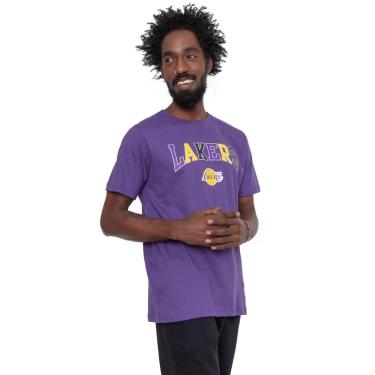 Imagem de Camiseta NBA Estampada Los Angeles Lakers Masculino-Masculino