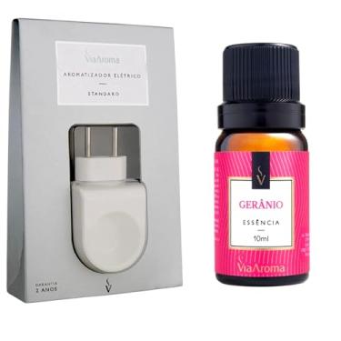 Imagem de Difusor Aromatizador Standard com Essência Gerânio Via Aroma - 10ml