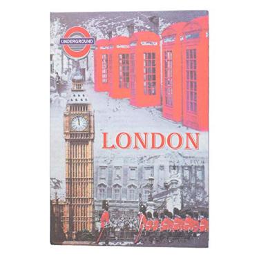 Imagem de GLOGLOW Caixa de Trava de Segurança de Livro de Simulação, Material de Ferro, Armazenamento Oculto para Moedas e Objetos de Valor, Ideal para Uso Doméstico Ferragens e Fechaduras de Portas e Janelas