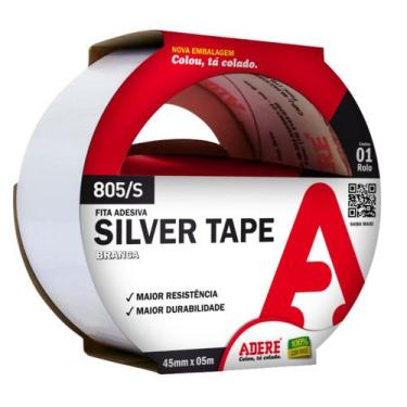 Imagem de FITA SILVER TAPE BRANCA 805S 45mmX5m - ADERE