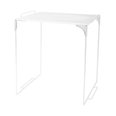 Imagem de FytStycale Organizador de Armário Dobrável e, Multiuso, Ideal para Dormitórios, Escolas, Garagens, Banheiros e Academias, Branco