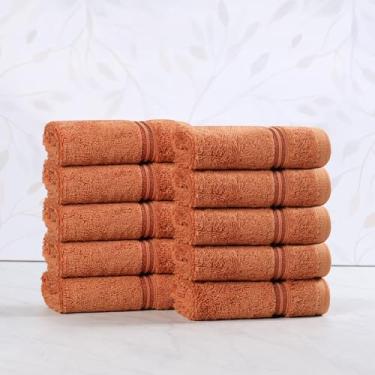 Imagem de Superior Conjunto de toalhas de rosto de algodão egípcio, toalhas pequenas para banheiro doméstico, banheiro principal, itens essenciais de decoração, secagem rápida, absorvente, spa, hotel, resort,