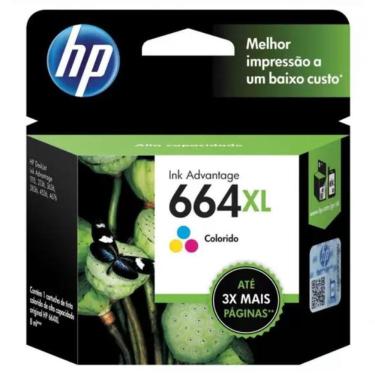 Imagem de Cartucho Original Hp 664xl Color